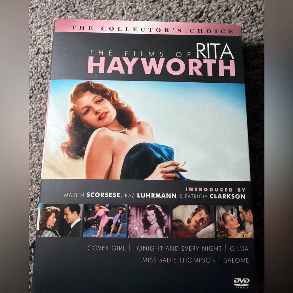 Columbia Rita Hayworth DVD Set - Pink, Black, Blue